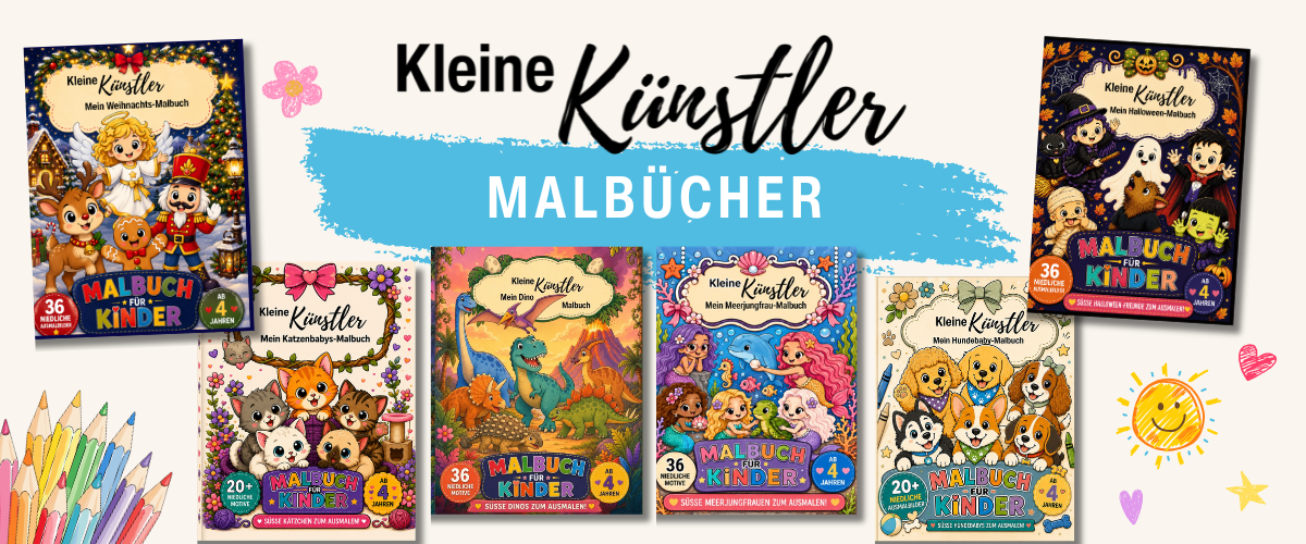 Kleine Künstler Malbücher entdecken