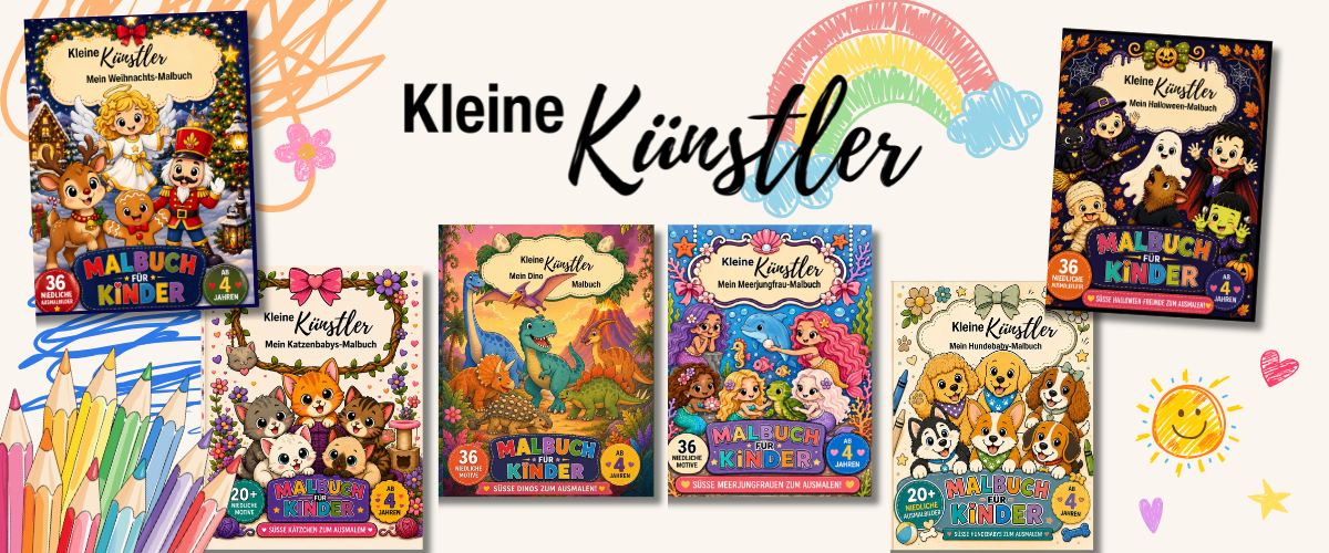 Kleine Künstler Malbücher entdecken