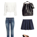 hut-hat-schwarz-weiß-bluse-tellerrock-wedges-keilabsatz-beutel-tasche-beuteltasche-sunnies