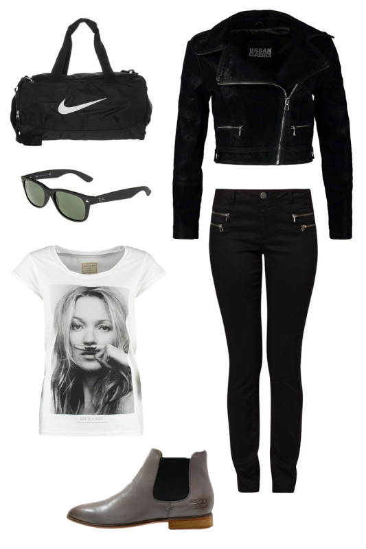 schwarz-black-skinny-jeans-eleven-paris-kate-moss-mustace-rayban-nike-lederjacke-bikerjacke-chelsea-boots-grau-grey